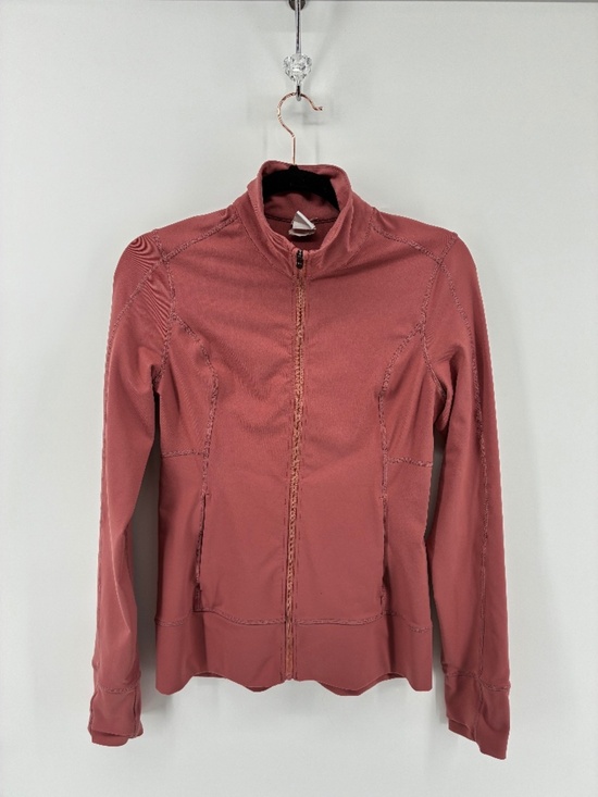 Lole Sweaters - Lole Pink Casual Jacket with Collared Neckline